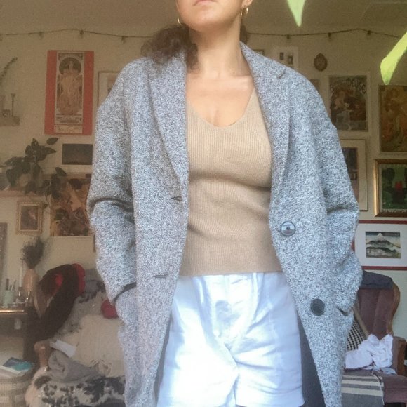 Topshop Cocoon Coat - Picture 4 of 6